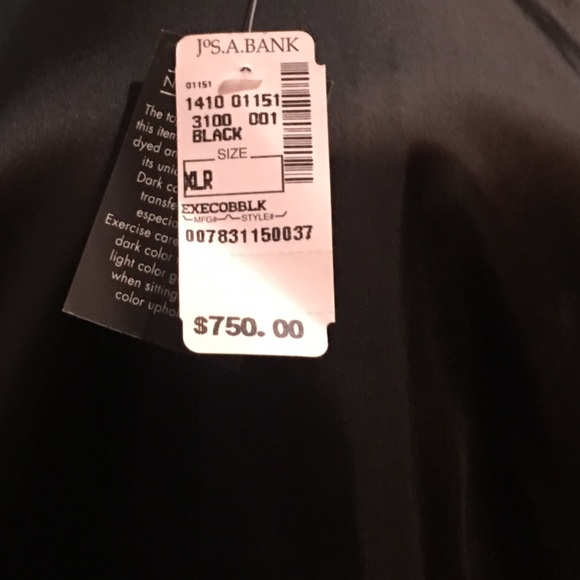 Men’s black leather dress jacket - Picture 5 of 6